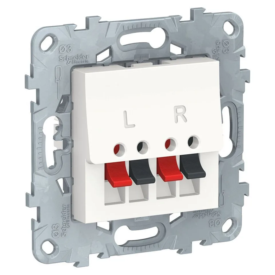 Розетка ТВ Schneider Electric Unica, NEW аудиорозетка, белый
