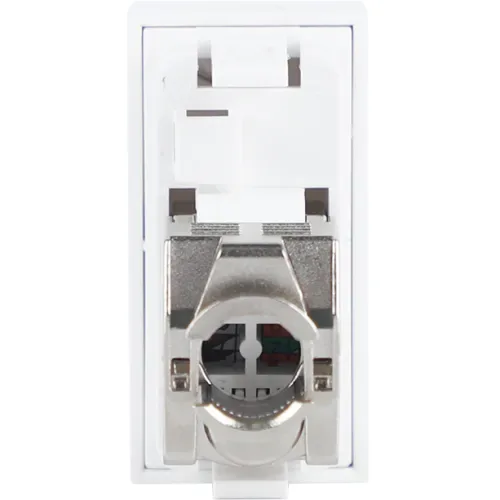 Розетка DEC RJ45 FTP кат.6, 1мод., бел. (22.5х45мм), серия (тип) DEC