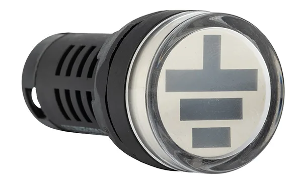 Указатель положения заземлителя AD116-22W, "земля" красный/зеленый, LED 220VAC/DC, IP50, 22mm