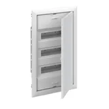 Щиток встраив. ABB UK636E3, 36M, белая мет. дверь, 63A, IP30, +PE+N-клеммы, ниша 578x340x88mm