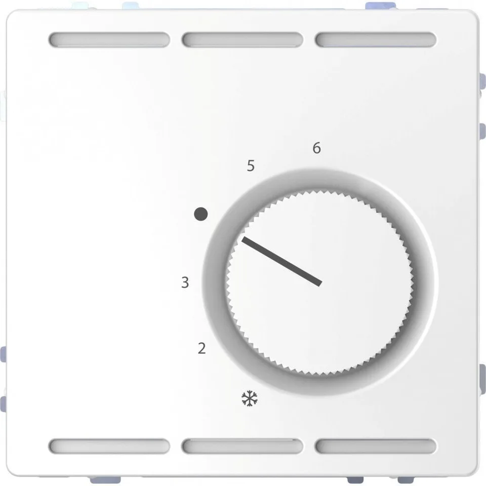 Термостат Schneider Electric D-Life, терморегулятор с центр. пл. с перекл. конт.24В, бел. лотос, SD