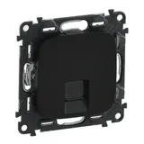 Valena Allure - Розетка 1хRJ-45 UTP CAT5E, антрацит (инд. упаковка)