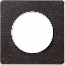 Рамка 1-постовая Schneider Electric Odace S53P802P, венге
