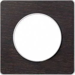 Рамка 1-постовая Schneider Electric Odace S53P802P, венге