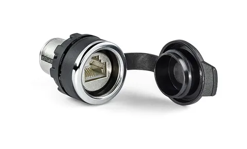 Встраиваемое гнездо B, RJ45, гнездо Female-Female, 22mm, IP65