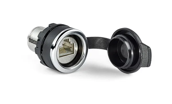 Встраиваемое гнездо B, RJ45, гнездо Female-Female, 22mm, IP65