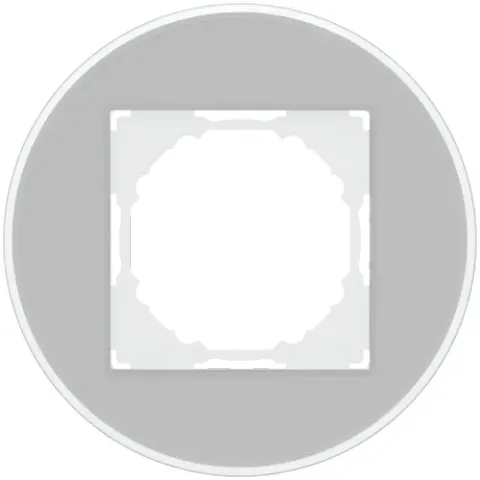 Рамка 1-я, Natural Round стекло металлик, серия A07