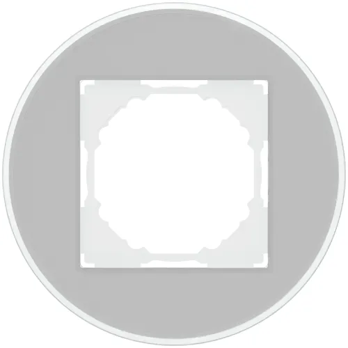 Рамка 1-я, Natural Round стекло металлик, серия A07