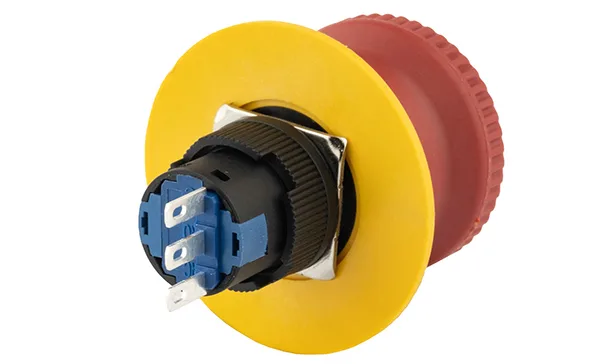 Кнопка аварийной остановки LA115-C2-11ZS, разблок. поворотом, 1NO+1NC, 16mm, IP40