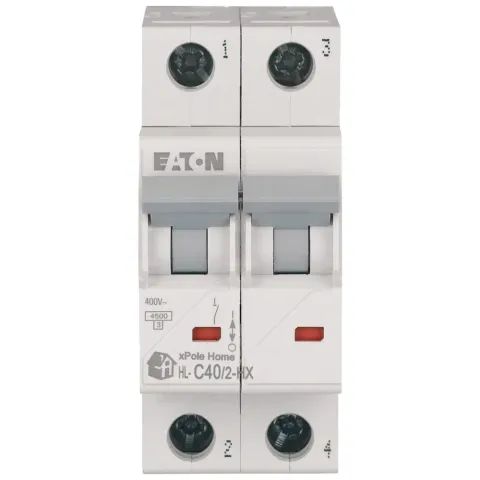 Авт. выключатель HN-C40/2, 2P, 40A, х-ка C, 6кА