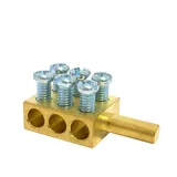 Коннектор PIN6 для увеличения точек вывода нейтрали УЗО 6x16mm², 63A, 690V