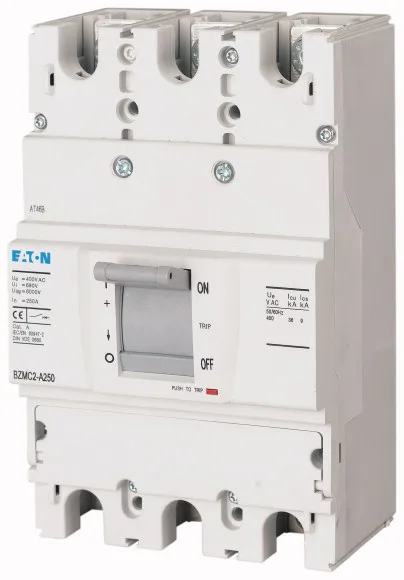 Авт. выключатель BZMB2-A200, 3P, 200A, 415VAC, 25kA, It=200A, Ie=1400_2100A (без регулировки)
