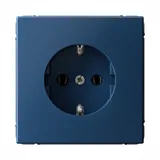 Клемма Systeme Electric ArtGallery, розетка с заземлением, 16А, механизм, быстрозажимные, аквамарин