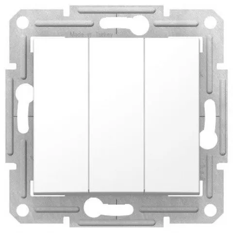 Выключатель Schneider Electric Sedna, выключат. 3-х кл.10AX, 230В, белый