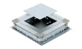 Основание UGD250-3 6 монтажное, с крышкой для лючков GES6, для стяжки h=70-125мм, конв. оцинк.