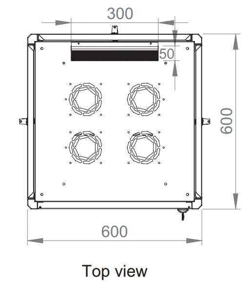 Щит телекоммуникационный 19", 42U, ВxШxГ 2010x600x600мм, DYNAmic Basic, напольный, перед. дверь стекло, задняя глухая металлич., черный