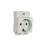 Розетка AC30-111 с заземляющим контактом на DIN-рейку