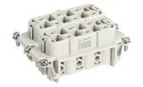 Вставка контактная, размер H32B, тип гнездо, 12P+PE, 35A, 400/690V, винтовой зажим