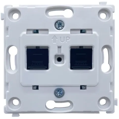 Механизм компьютерной розетки RJ45 2-я Cat.6/ClassE-8/8, серия DA