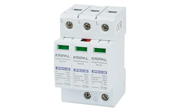 Разрядник SPB+C5/30/280-440V/3P, 3P, In=30kA(8/20µs), класс B+C, 3M
