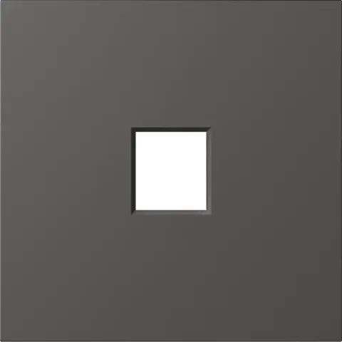 Накладка 1-я для розеток RJ45, TV, SAT, HDMI, матовый титан, серия S08