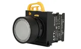 Кнопка плоская PB3E, белая, без фиксации, с подсветкой без LED, 1NO, 6A 230VAC/24VDC, 22mm, IP65