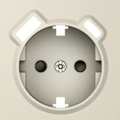 Накладка для розетки Schuko с зарядным устройством USB A+C, со шторками 16A 250В, матовый кашемир, серия A07