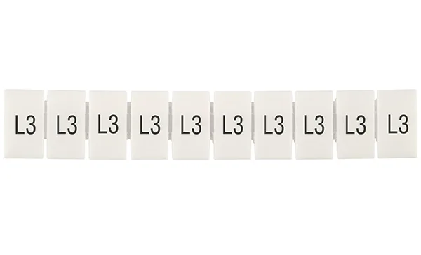 Маркировка клеммных модулей CA509/K5/H/L3 для клемм 5mm, гориз. "L3" (упак. 100шт.)