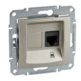 Розетка Schneider Electric Sedna, компьют., титан