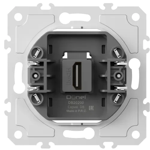 Механизм HDMI 2.0a, черный, разъем Type A 180° 4K Full HD @ 60 Hz 3D, HDR, серия DB