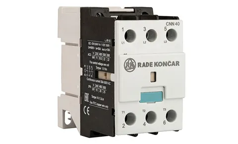 Контактор CNN 40 00 110V 50Hz, 3P, 38A/(50A по AC-1), 18.5kW(400VAC), 110VAC