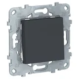Выключатель Schneider Electric Unica, NEW 1-клавишный, кнопочный, схема 1, 10 A, антрацит