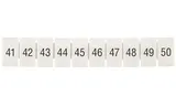 Маркировка клеммных модулей CA509/K5/H/41-50 для клемм 5mm, гориз. "41..50" (упак. 100шт.)