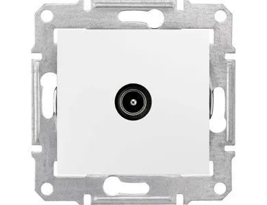 Розетка ТВ Schneider Electric Sedna, TV коннектор оконечный, белый