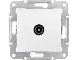 Розетка ТВ Schneider Electric Sedna, TV коннектор оконечный, белый