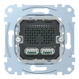 Розетка USB Schneider Electric D-Life, MERTEN, механизм зарядного устройства 2,1А