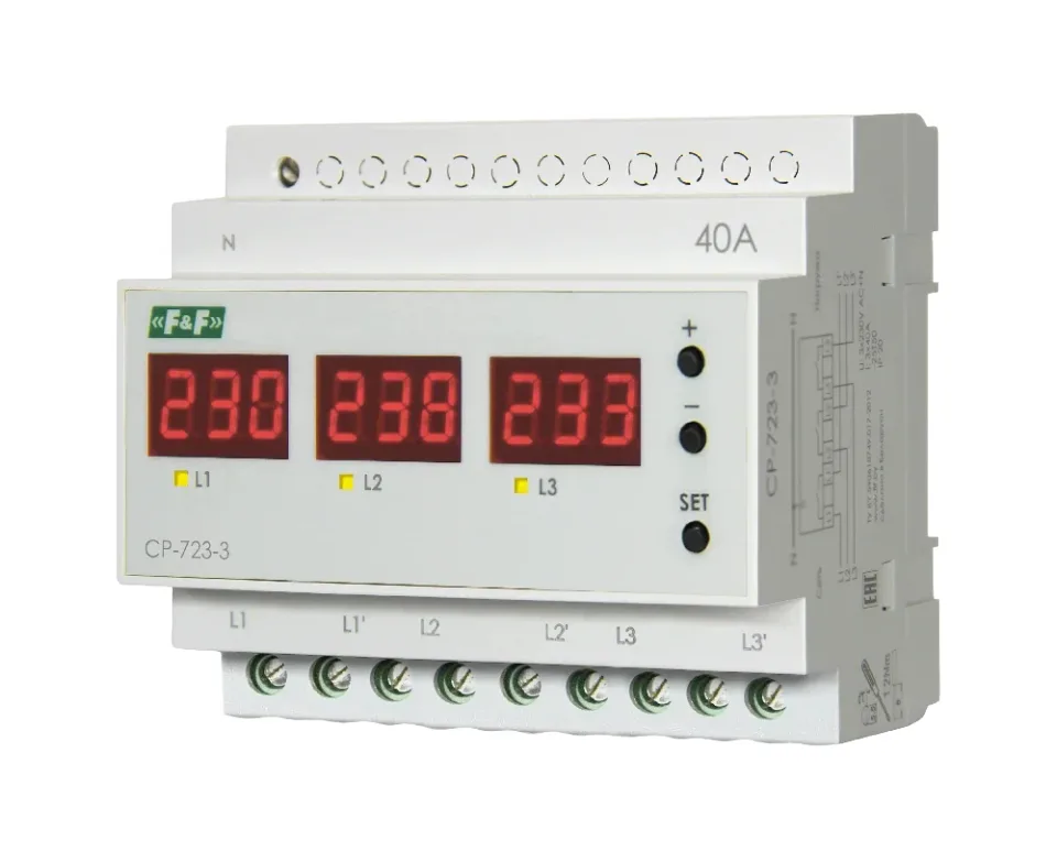 Реле контроля напряжения CP-723-3