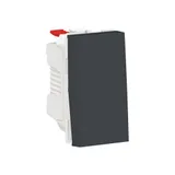 Выключатель Schneider Electric Unica, MODULAR 1-клавишный, схема 1, 10 AX, 250 В, 1 модуль, антрацит