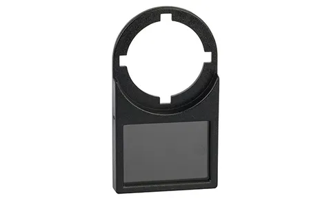 Держатель для таблички 25x18mm, с прозрачным окном, для одинарных кнопок 22mm