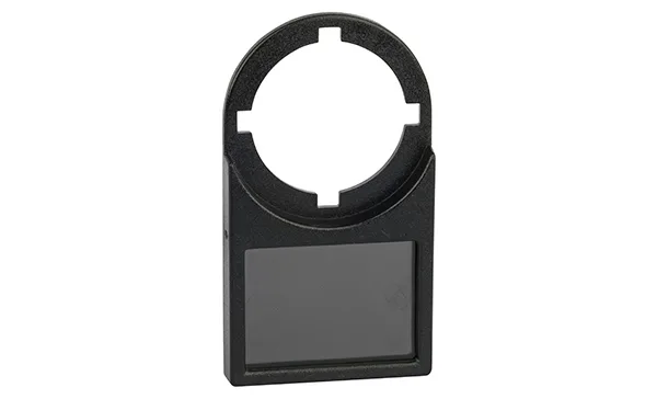Держатель для таблички 25x18mm, с прозрачным окном, для одинарных кнопок 22mm