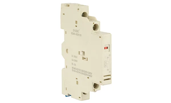 Блок-контакт сигнальный+вспом. SDM7-AD0110, 1NC+1NO, 0.3A(240V AC15)/1A(24V DC13), боковой монтаж справа, для SDM7-32