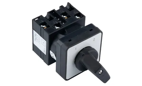 Переключатель UKT0-2-8221/E, 2P, 20A, тип 1-2, 2NO на 1_2, на дверь, фронт IP65