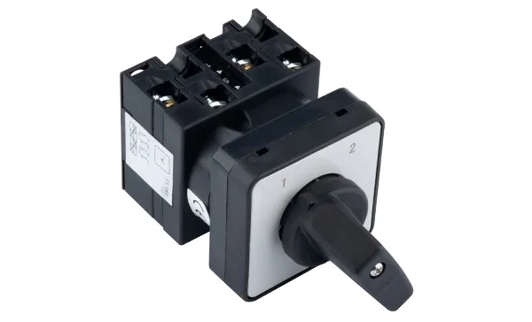 Переключатель UKT0-2-8221/E, 2P, 20A, тип 1-2, 2NO на 1_2, на дверь, фронт IP65