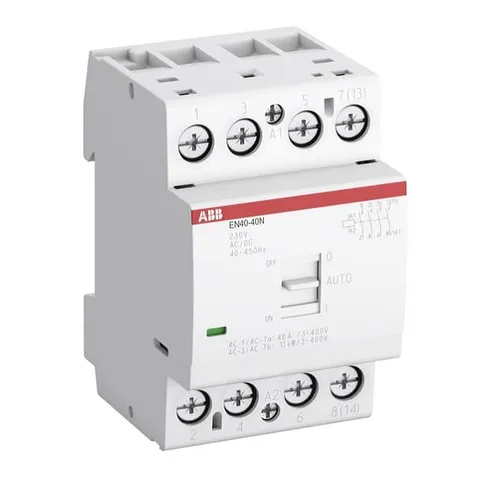 Контактор модульный EN40-20N-06, 40A, 2NO, 230VAC/DC, 3M, c рычагом управления