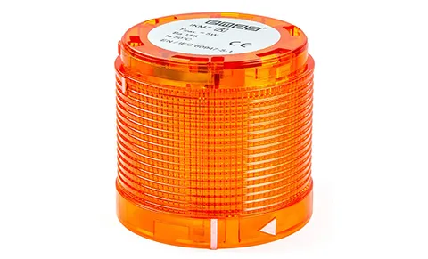 Модуль световой IK, d=70mm, желтый, без лампы BA15S, IP40