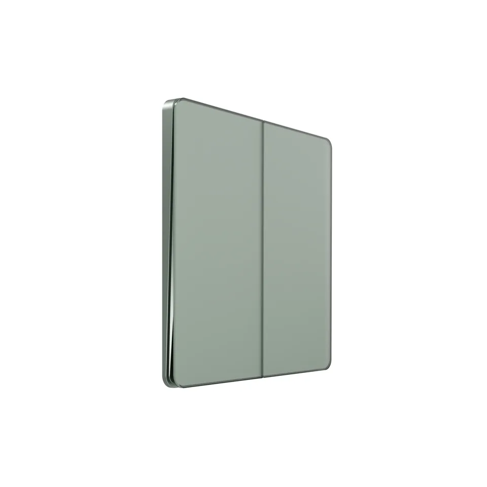 Переключатель Systeme Electric Infinity, выключатель (кросс.-) скрытой установки 2кл. (250В, 10АХ), Таежное утро