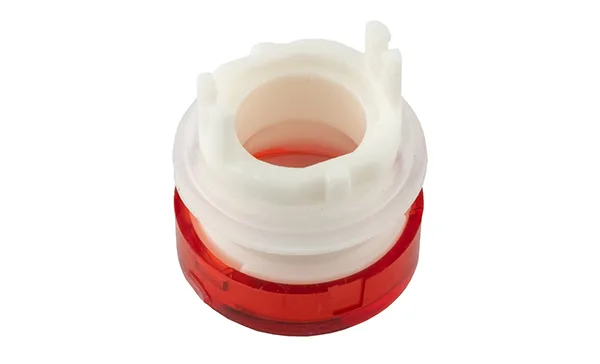Кнопка плоская LA115-C, возврат, красная, круглая, 1NO+1NC, 16mm, IP65
