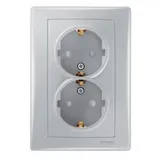 Розетка 2-ая в один подрозетник Schneider Electric Sedna SDN3000760