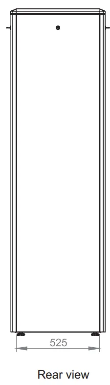 Щит телекоммуникационный 19", 42U, ВxШxГ 2053x600x1000мм, DYNAmic 1000кг, напольный, перед. дверь стекло, задняя глухая металлич., черный