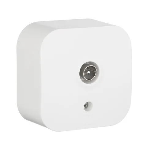 Quteo - Розетка TV простая 1.5dB (белый)